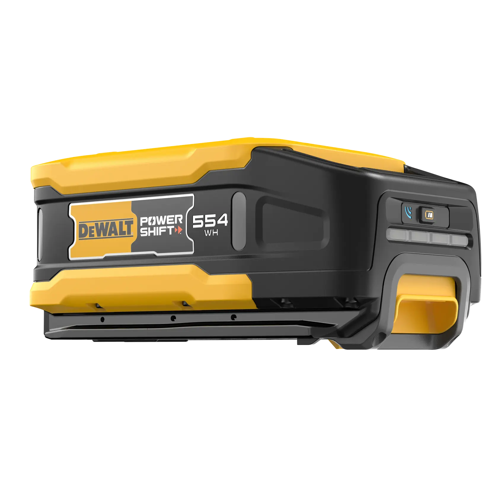 DEWALT-Logo zentriert auf weißem Hintergrund.