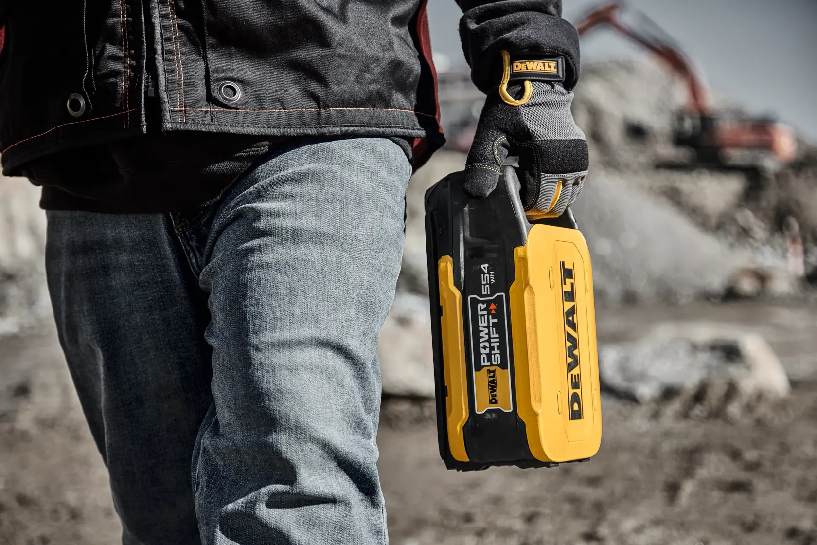 DEWALT POWERSHIFT Akku, 554 Wh / 10 Ah mit Pouch-Zellen Technologie