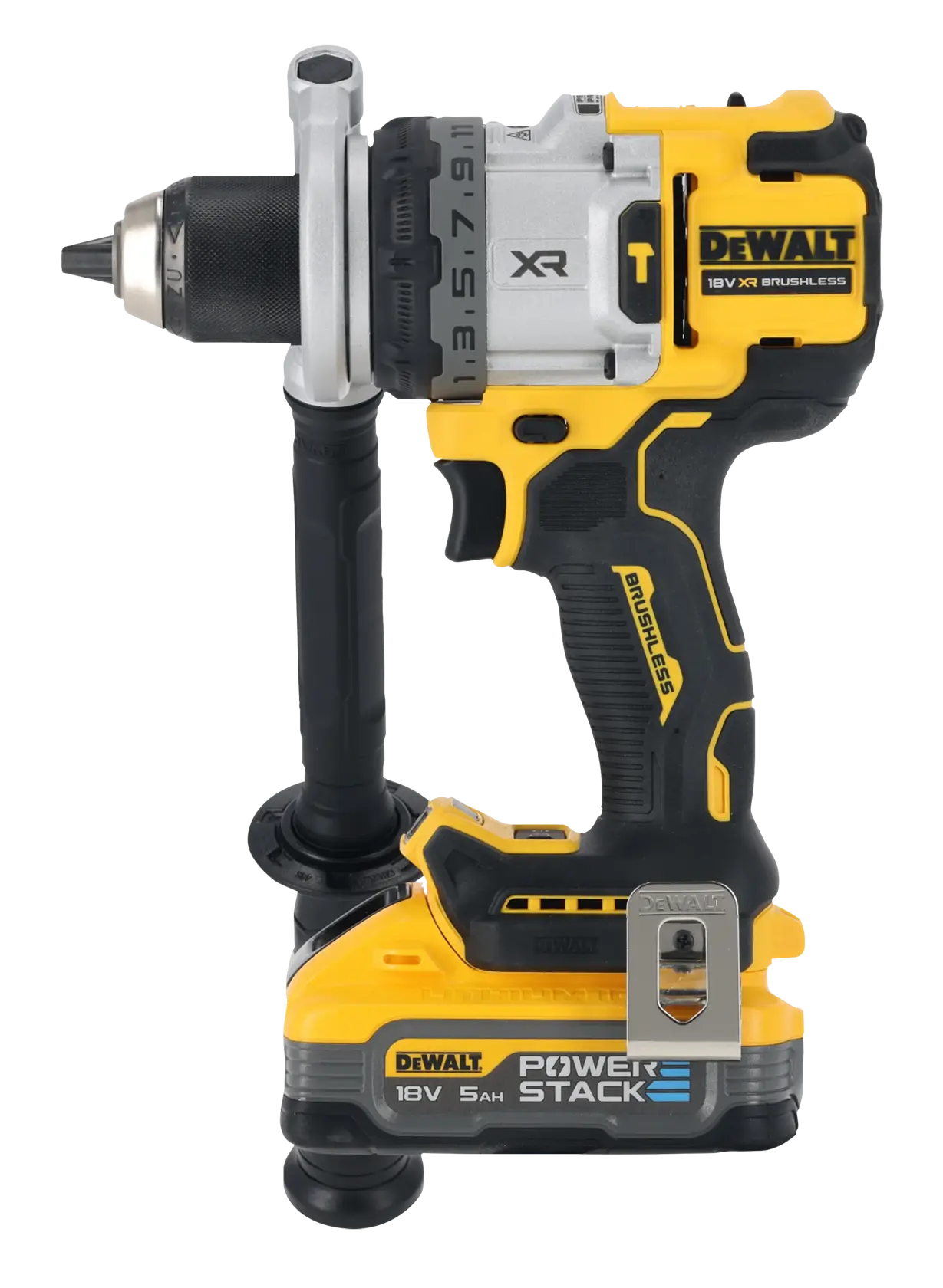 18 Volt Akku-Schlagbohrschrauber (bürstenlos) inkl. 2x POWERSTACK™ Akkus (18 Volt / 5 Ah) mit Pouch-Akku Technologie