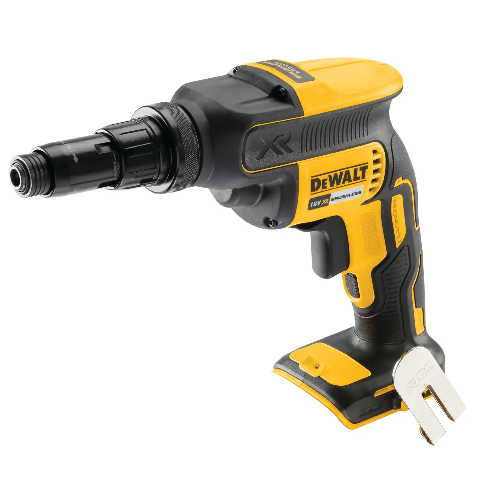 DEWALT DCF622N Akku-Trockenbauschrauber mit ergonomischem Griff und brushless Motor, ohne Akku.