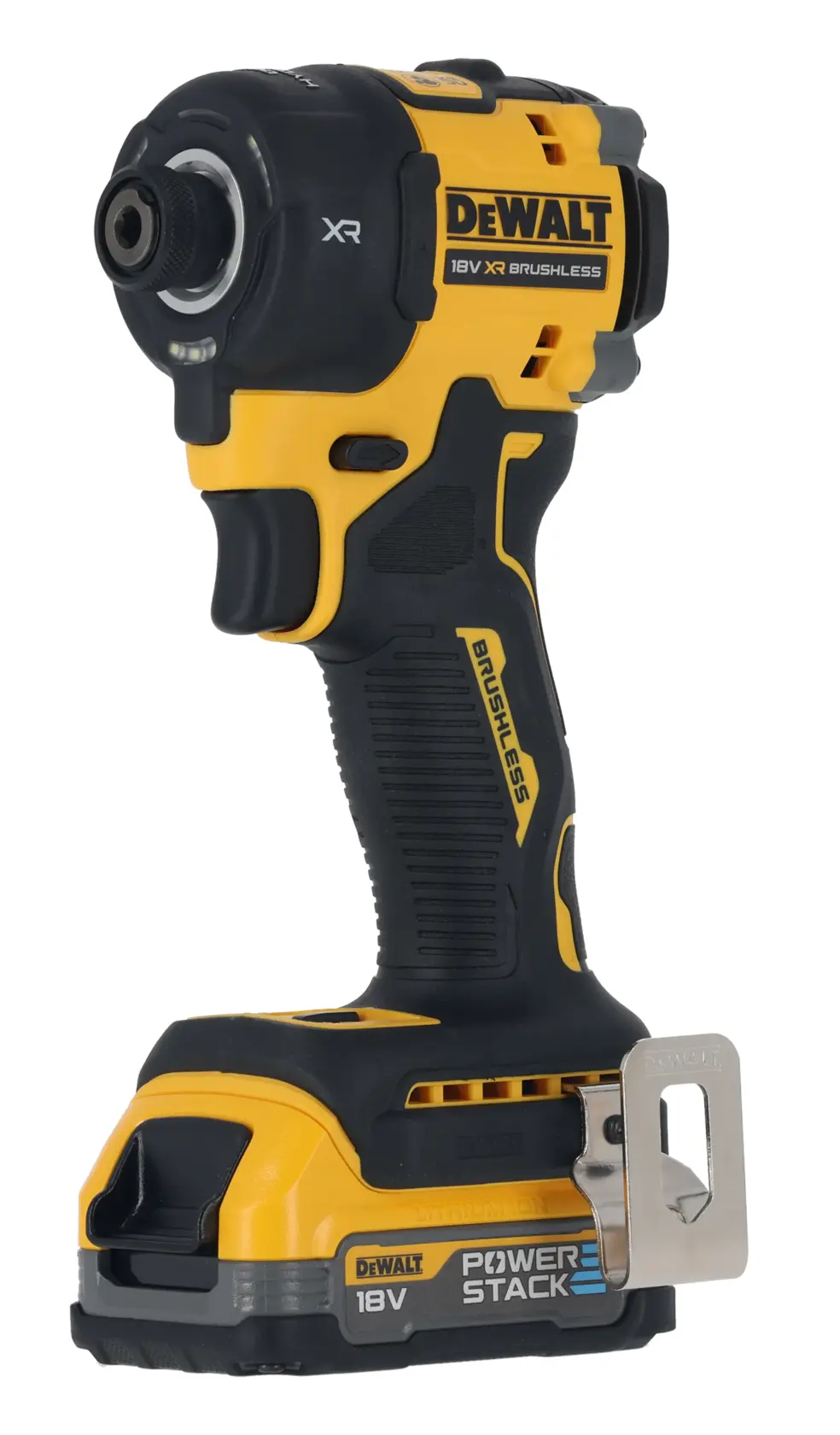 18V Hydraulischer Akku-Schlagschrauber 1/4" (bürstenlos), inkl. 2x POWERSTACK™ Akku (18 Volt / 1,7 Ah) mit Pouch-Akku Technologie