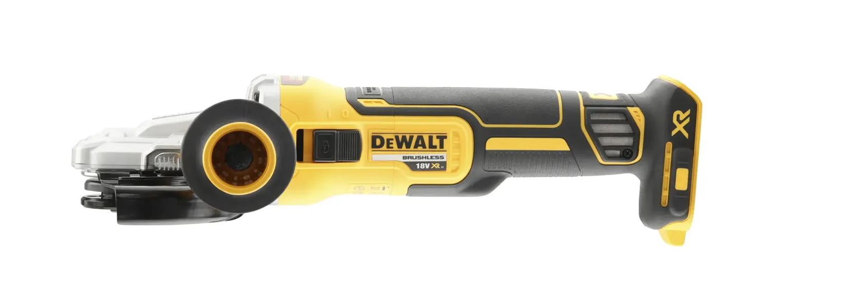 DEWALT® 18V XR® bürstenloser 125mm Flachkopf-Winkelschleifer (nur Werkzeug)