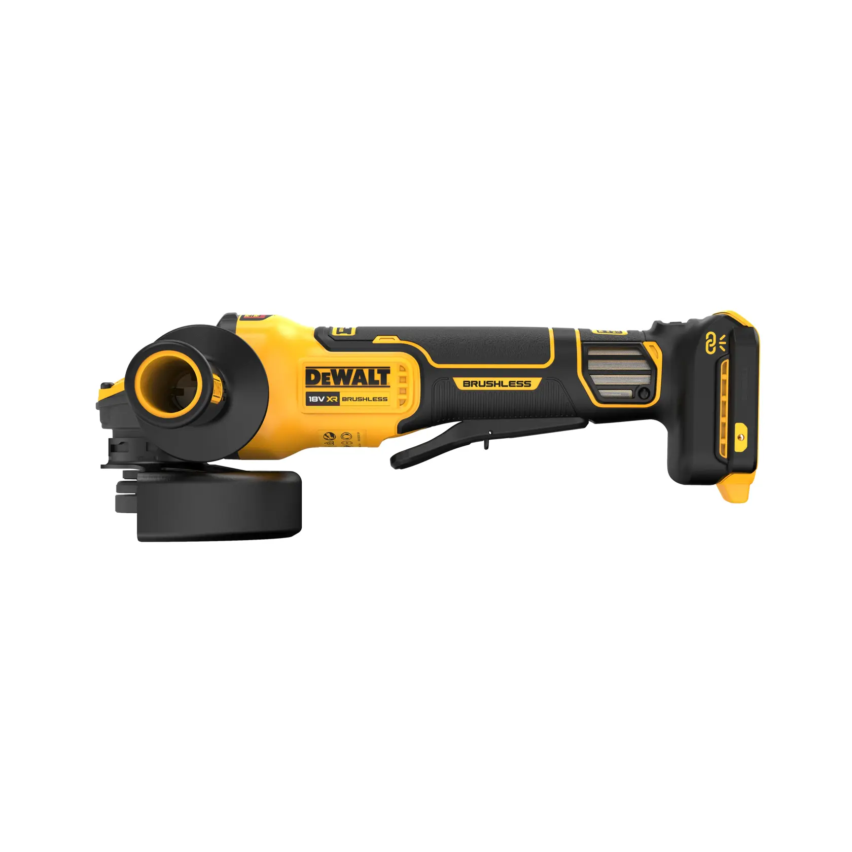 18 Volt Akku-Winkelschleifer (125 mm) mit regulierbarer Drehzahl und Paddelschalter - Basisversion