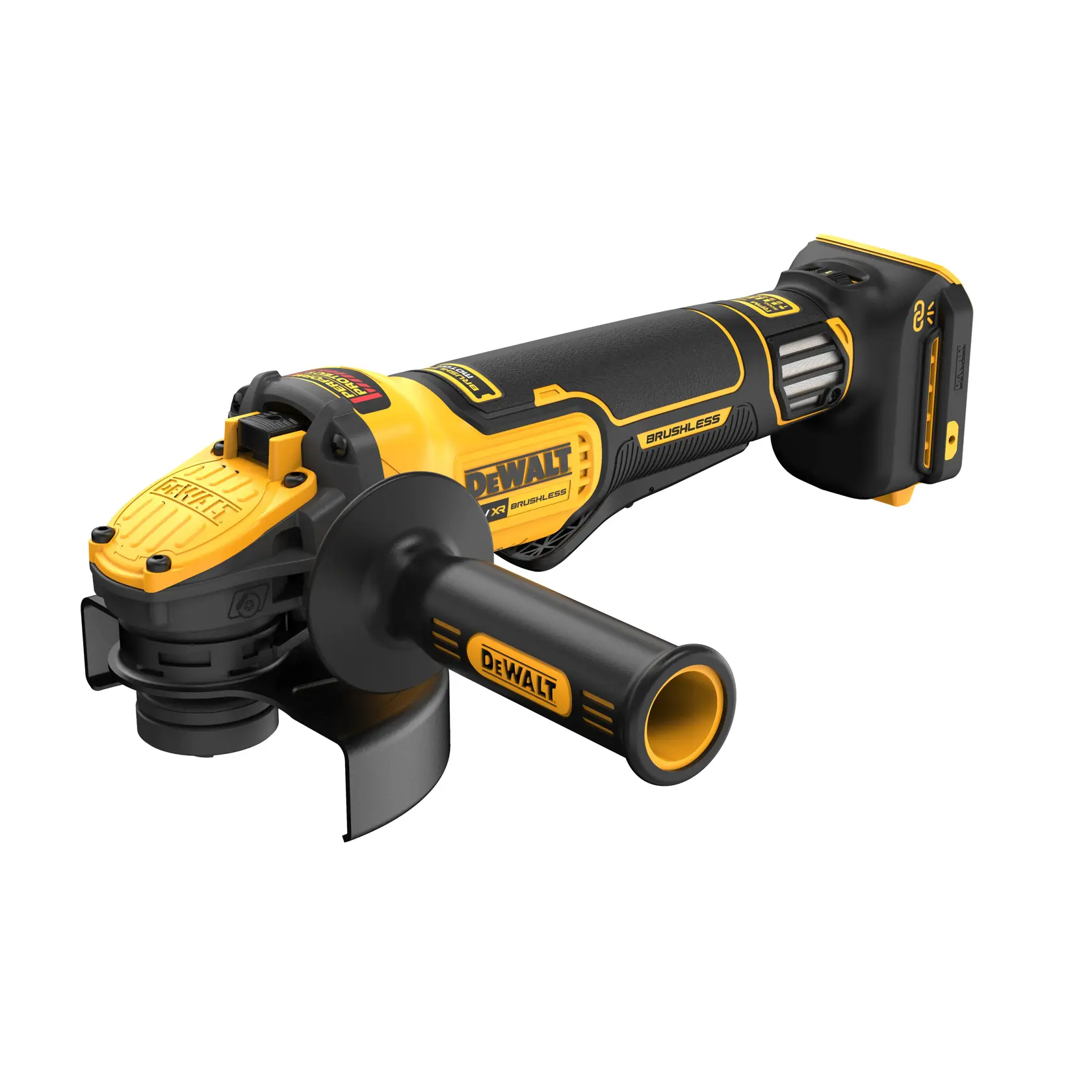 18 Volt Akku-Winkelschleifer (125 mm) mit regulierbarer Drehzahl und Paddelschalter - Basisversion