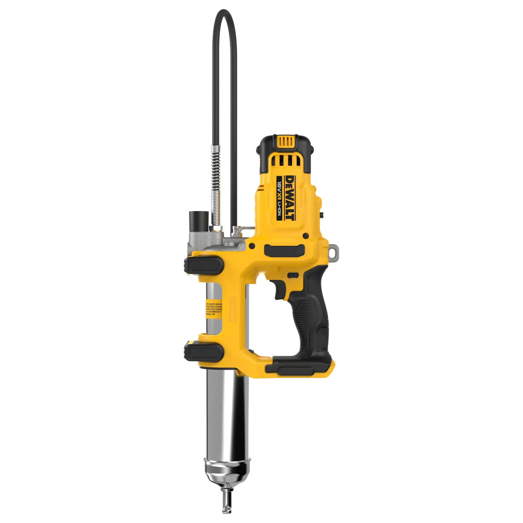 DEWALT Fettpresse gelb-schwarz, Fotografie-Kategorie. SKUs: DCGG581N, DCGG581N-XJ.