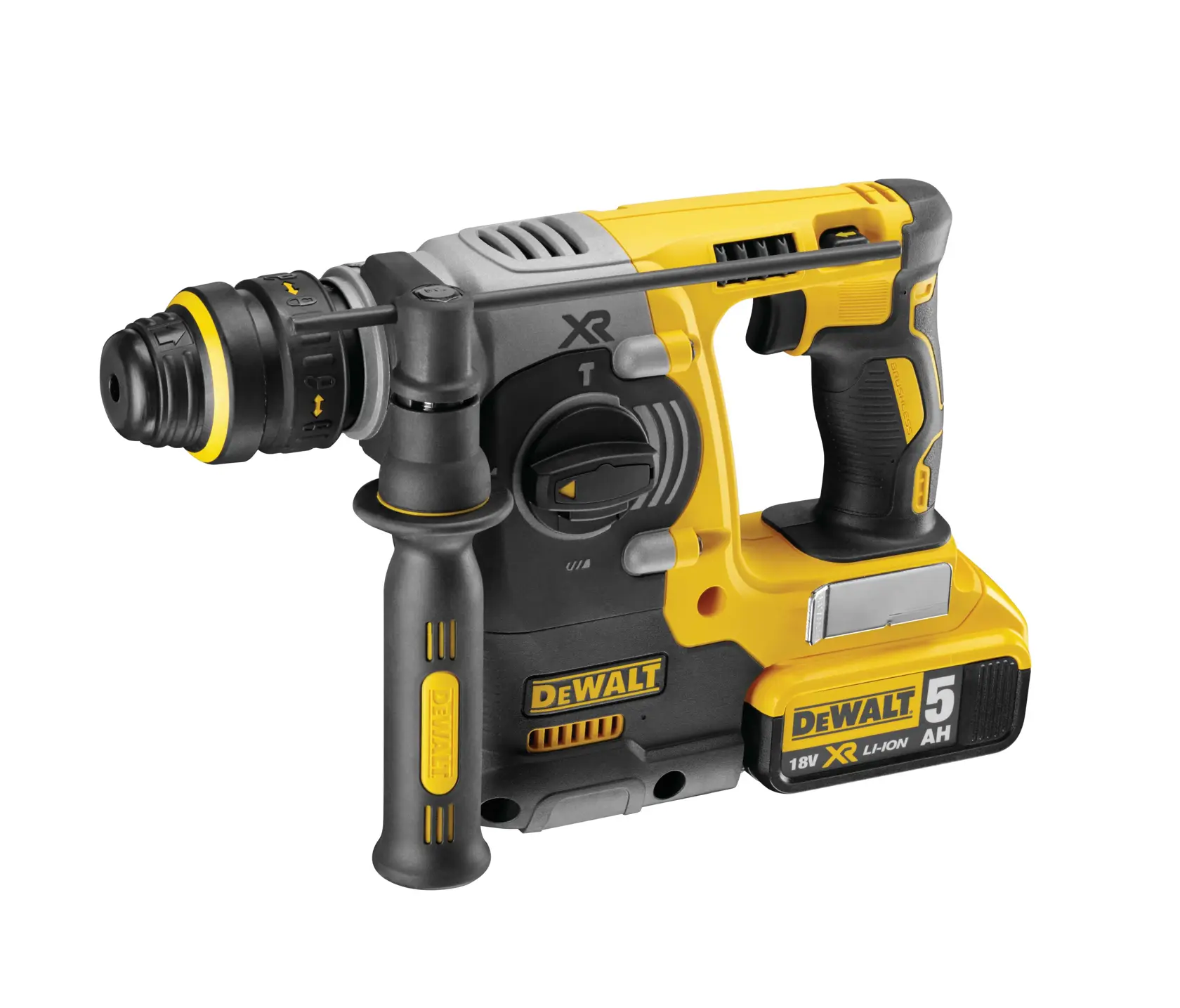 18 Volt / 5 Ah SDS-plus Akku-Kombihammer 24mm (bürstenlos), 2,1 Joule, SSBF