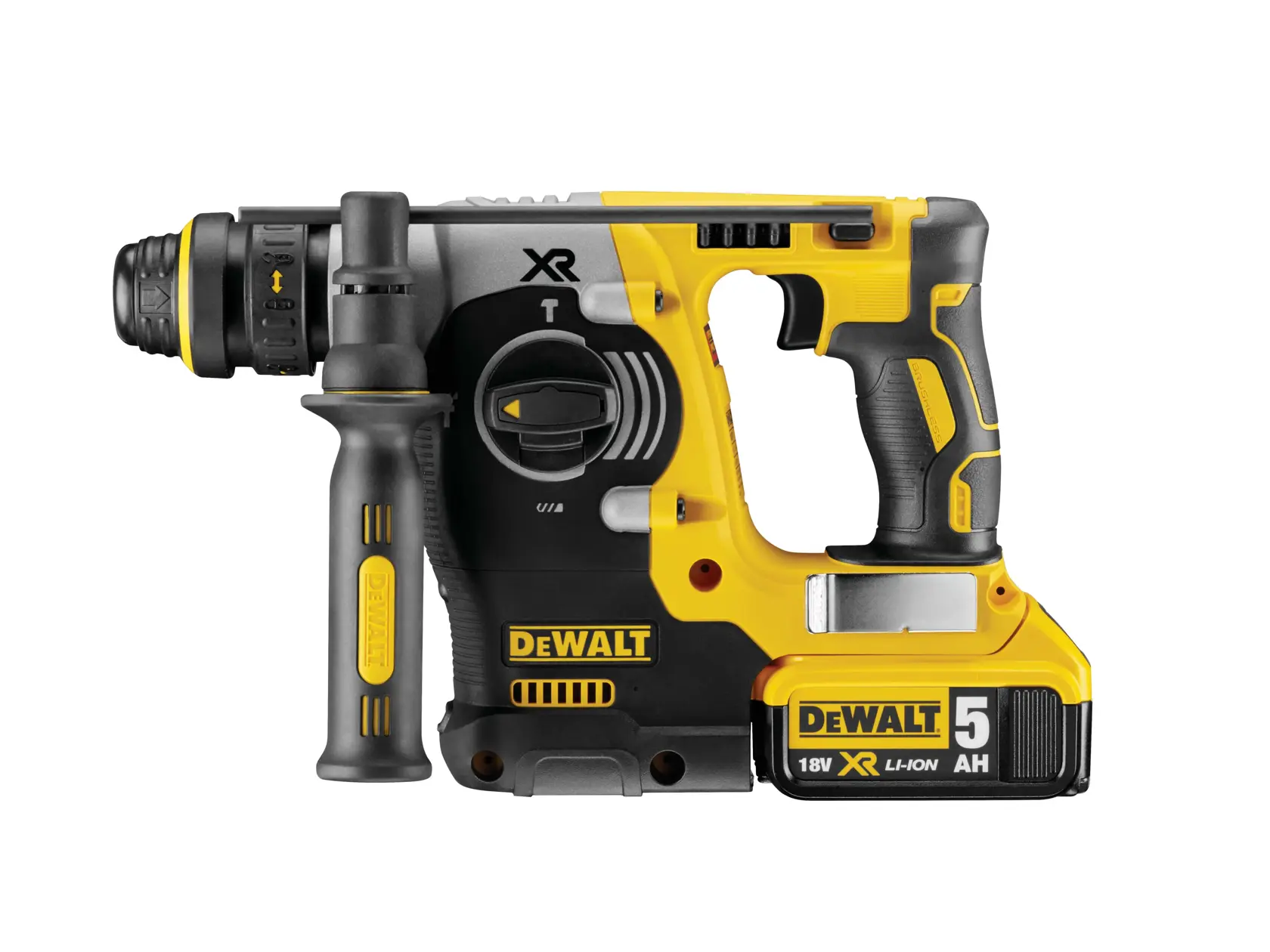 18 Volt / 5 Ah SDS-plus Akku-Kombihammer 24mm (bürstenlos), 2,1 Joule, SSBF