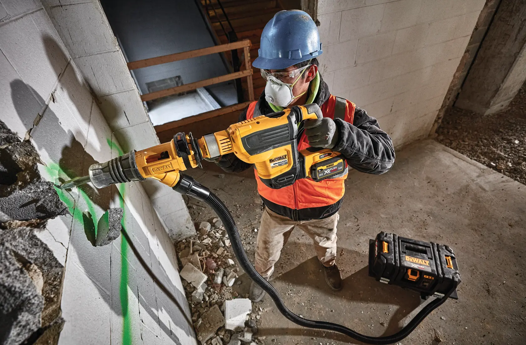 54 Volt SDS-max Kombihammer 45mm (bürstenlos), Basisversion