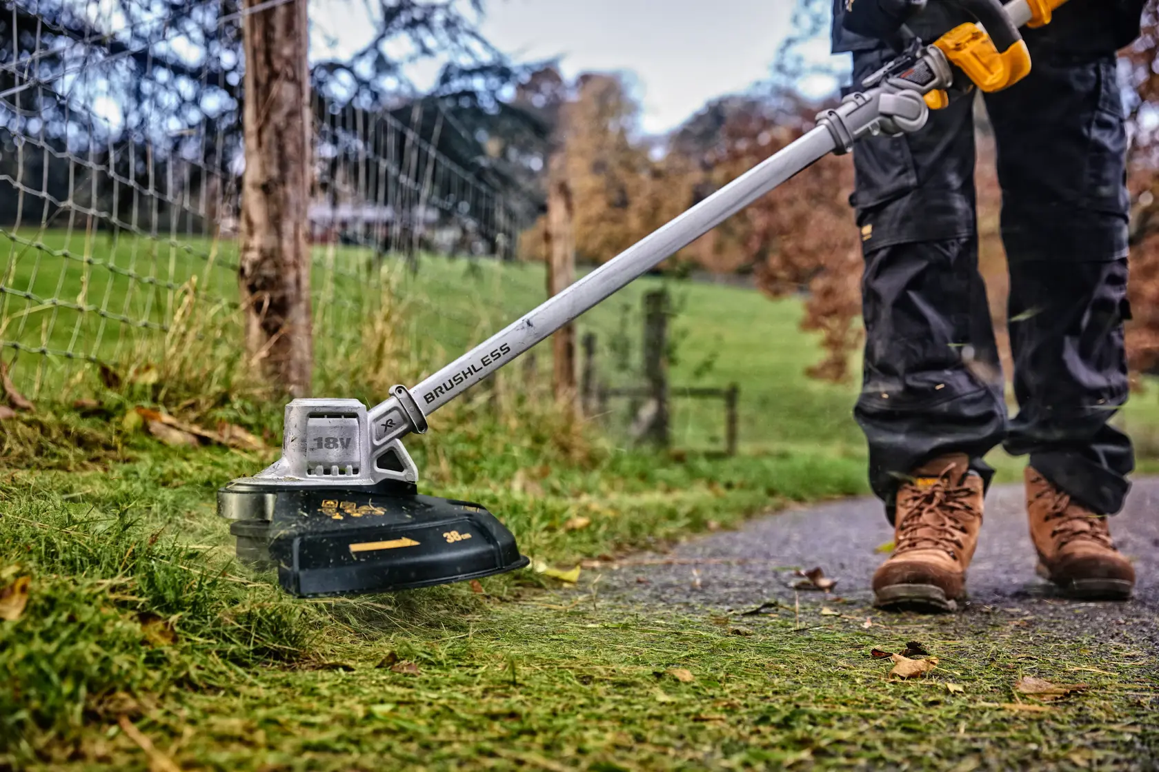 18 Volt Akku-Rasentrimmer (bürstenlos)
