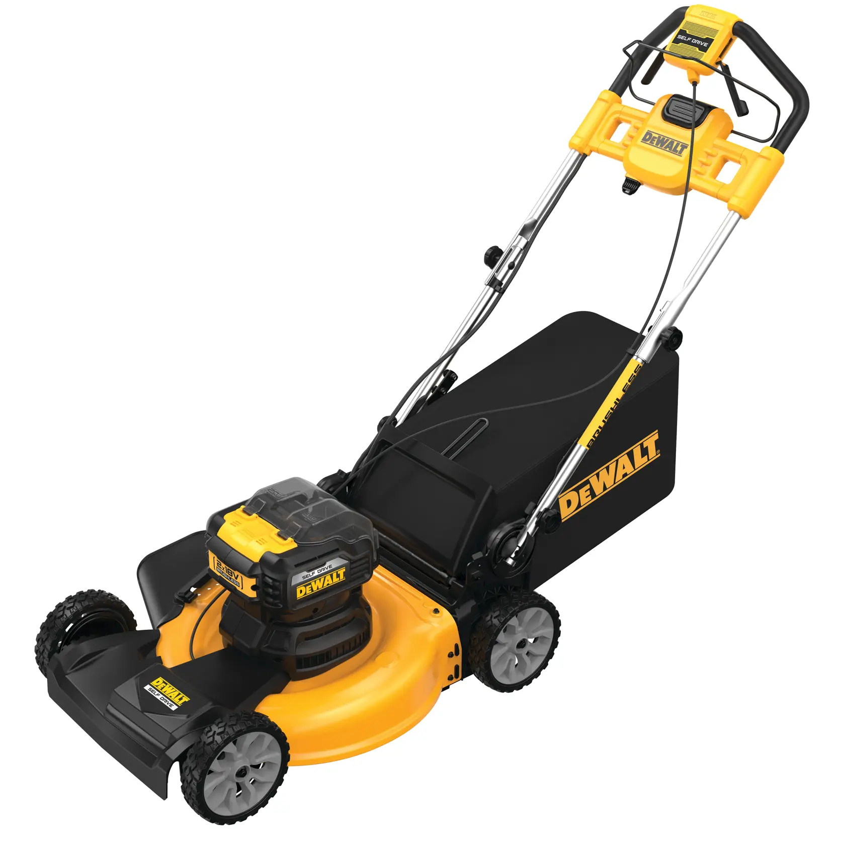 Akku-Rasenmaeher (53 cm), 2x 18 Volt (Basisversion)