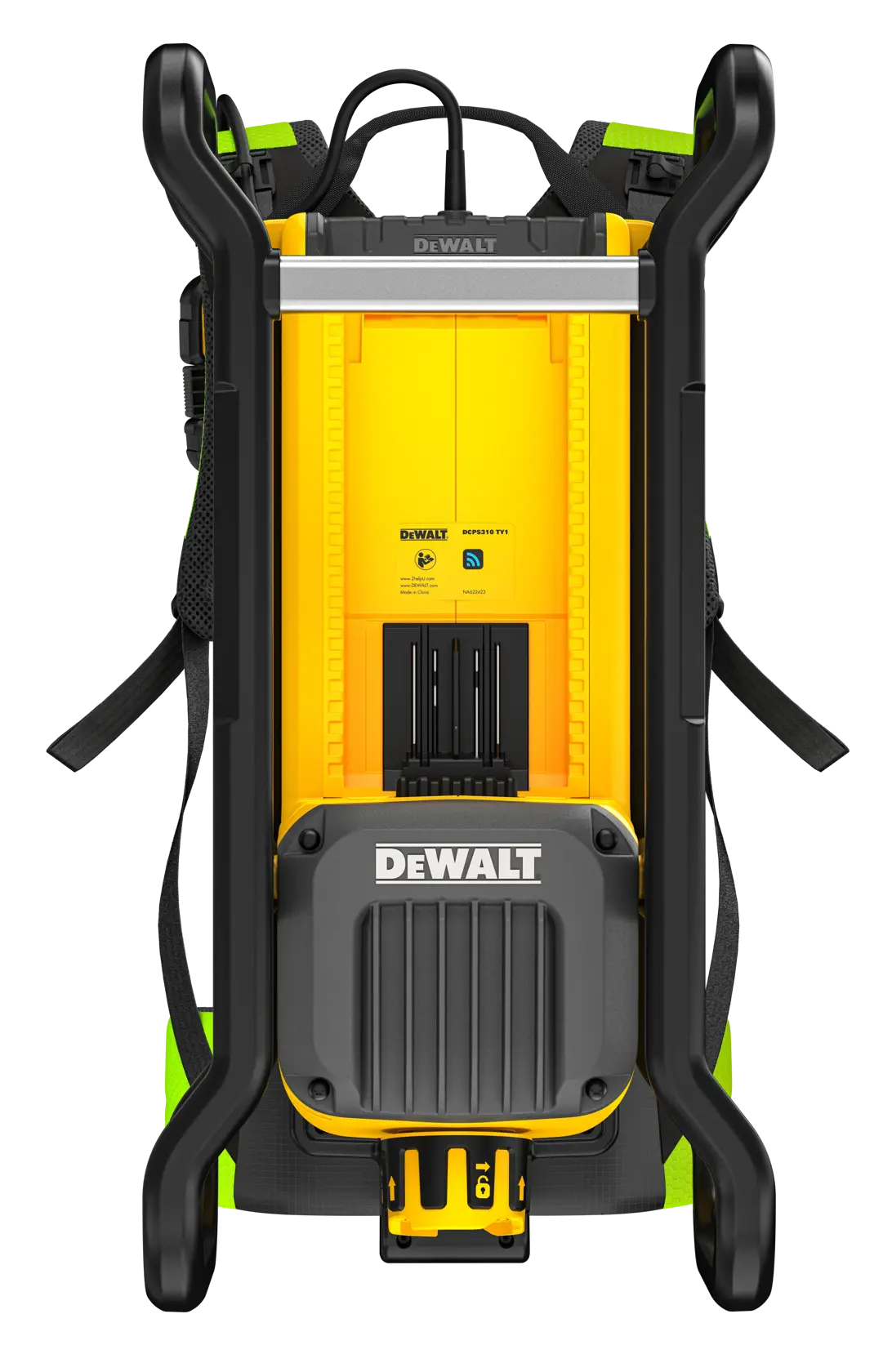 DEWALT POWERSHIFT Akku-Flaschenverdichter Rucksack