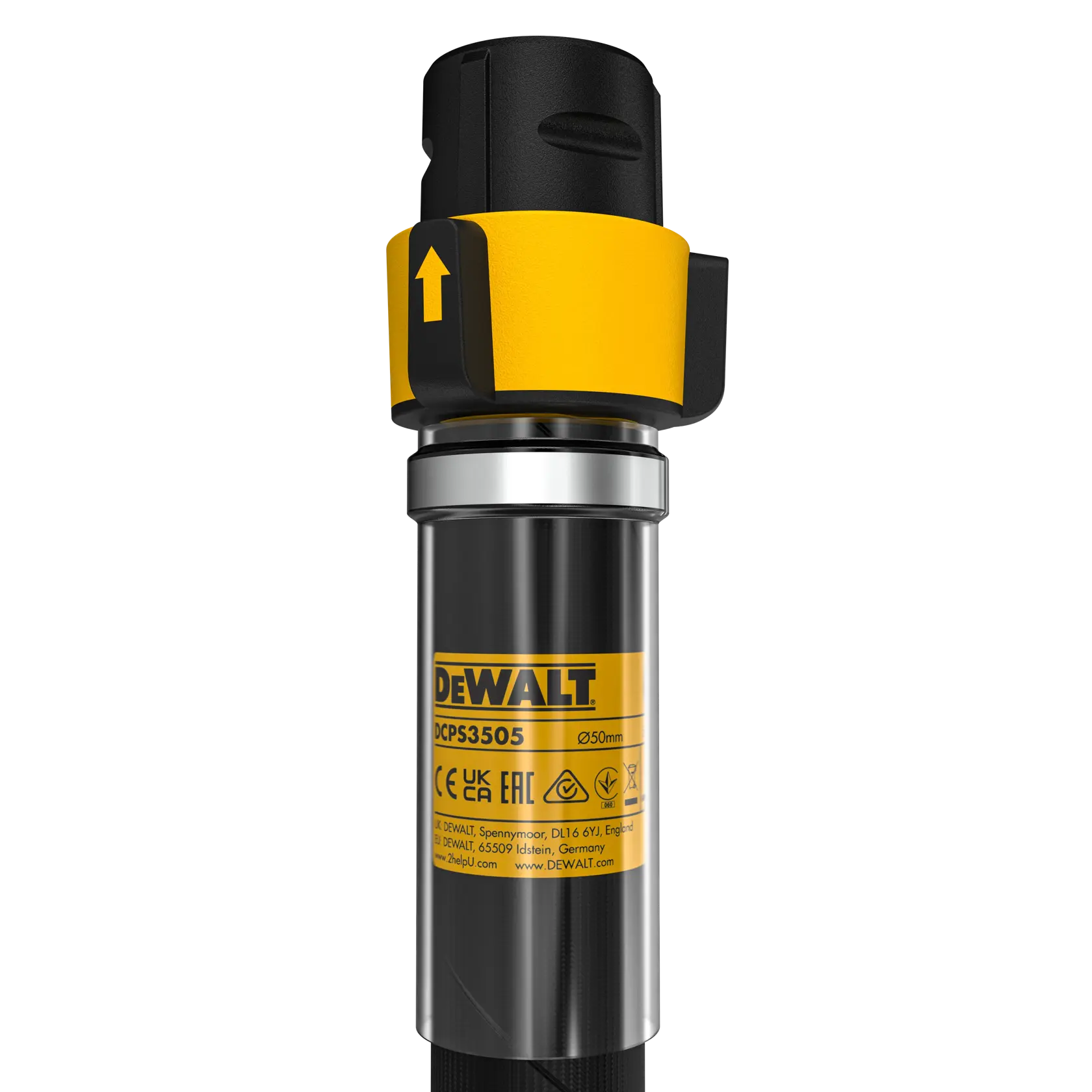 DEWALT® POWERSHIFT™ Hochfrequenz-Schlauch, 50 mm Flaschendurchmesser, 5 m Schlauchlänge