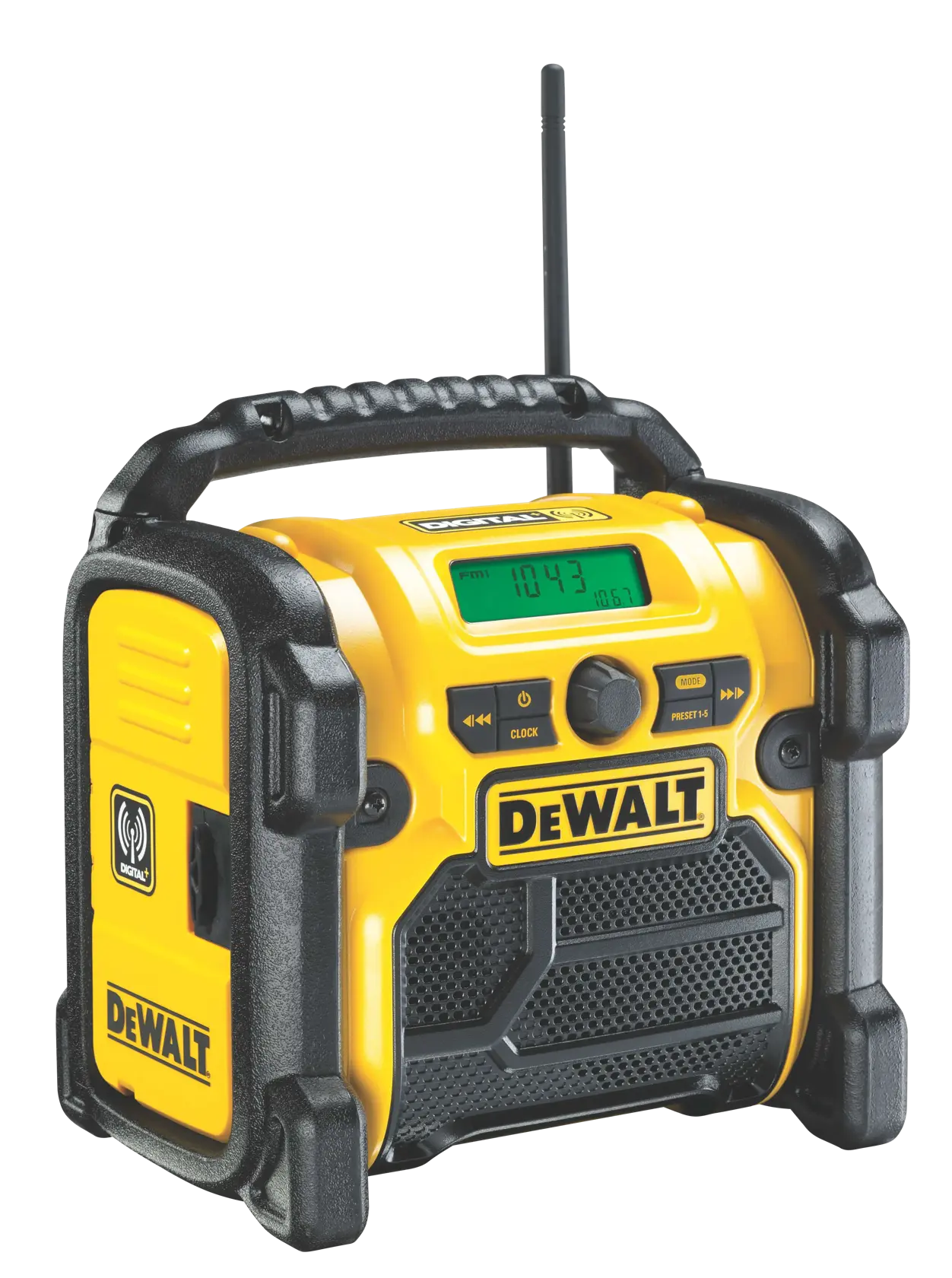 Akku- und Netz-Kompakt-Radio mit DAB+ für 10,8 - 18 Volt XR Li-Ion Akkus