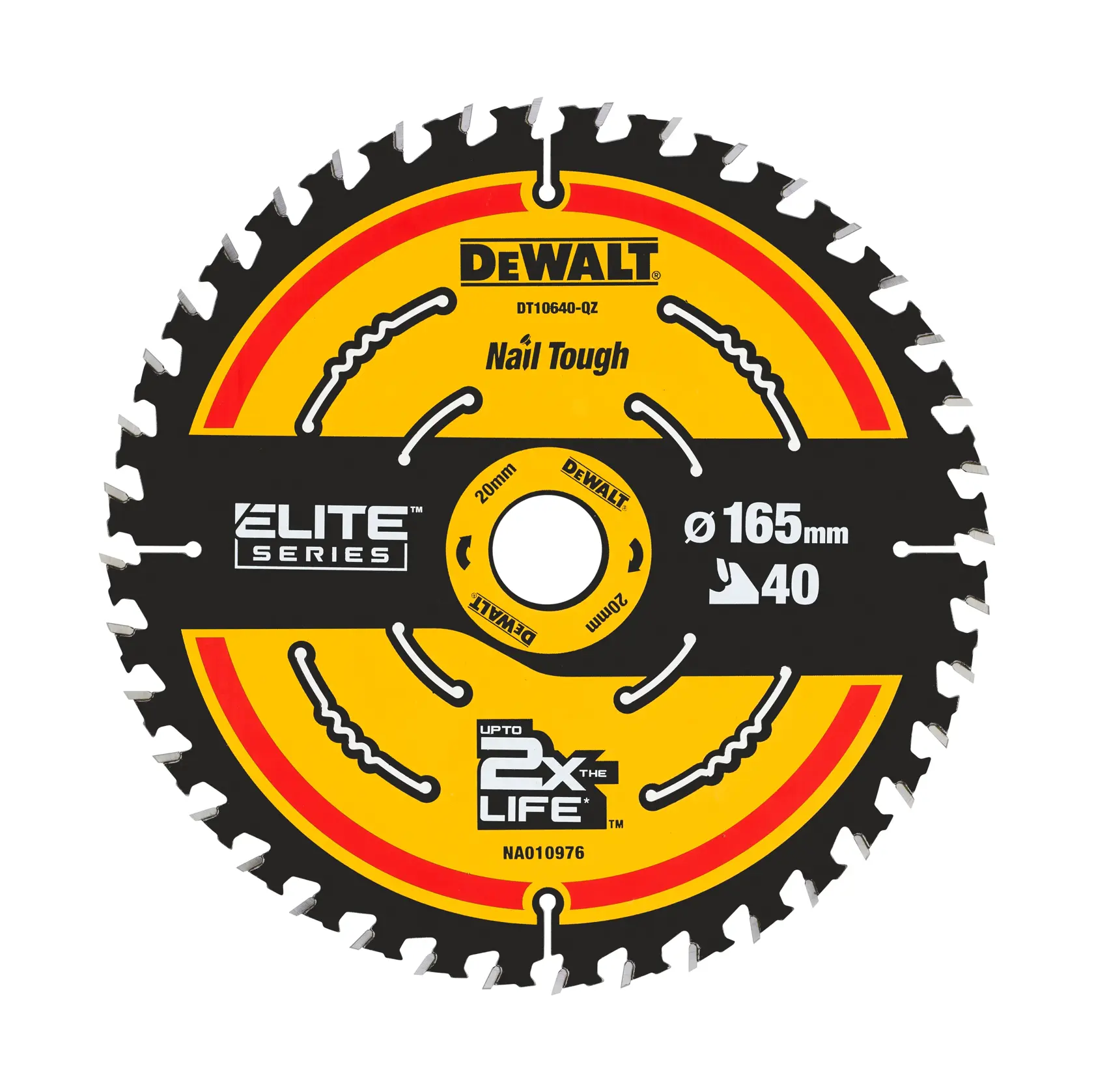 DEWALT Sägeblatt Elite Series 165mm 40T. SKUs: DT10640, DT10640-QZ. Kategorie Fotografie.