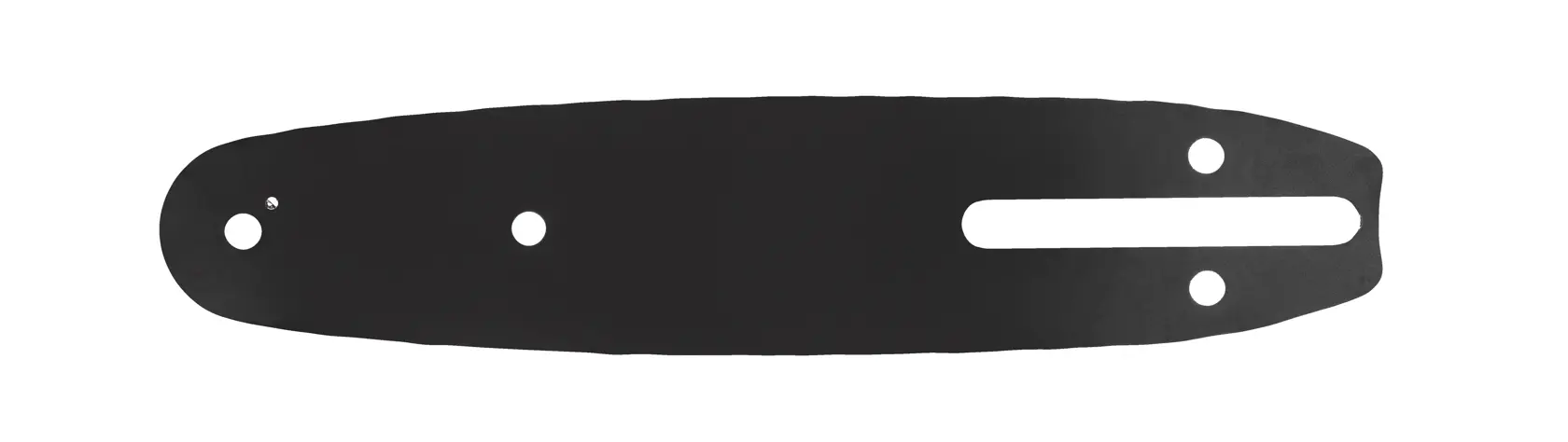 DEWALT schwarze Kettensägenführung, SKUs DT20686, DT20686-QZ, vor weißem Hintergrund.