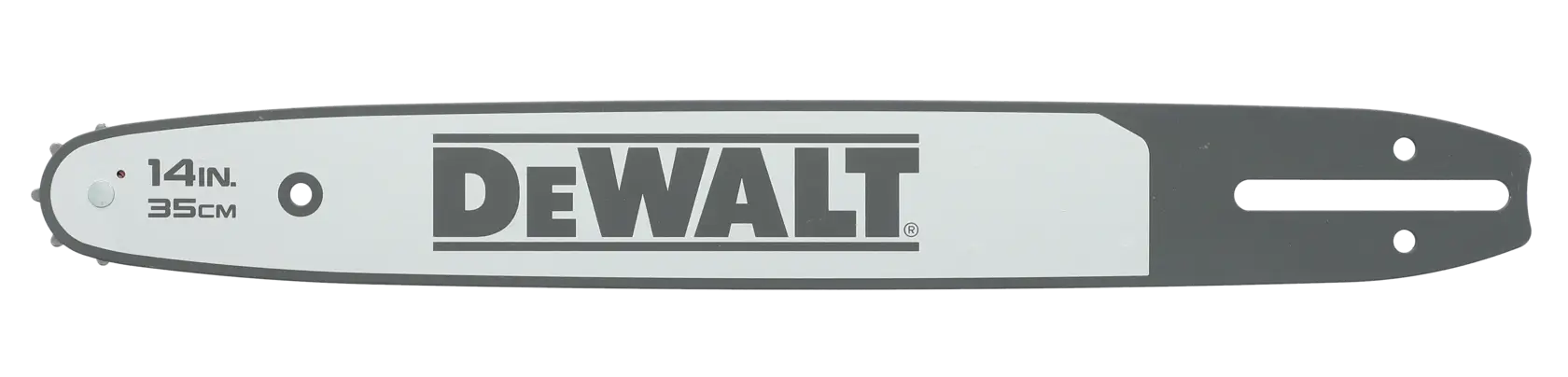 DEWALT Kettensägenführung, 35 cm (14 Zoll), Ersatzteil, silber und schwarz, Modell DT20691.