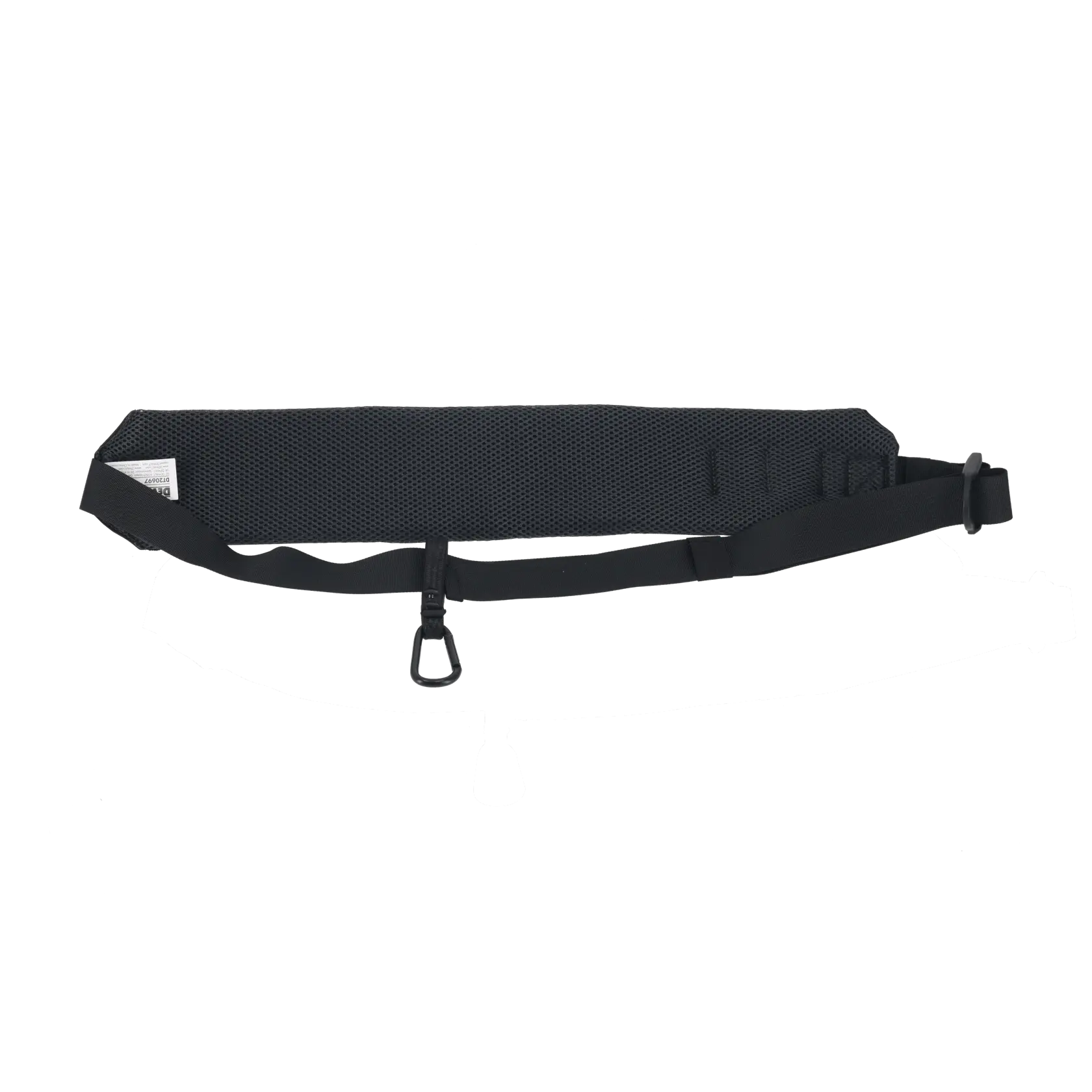 DEWALT Kameragurt schwarz, SKUs DT20697, DT20697-QZ, verstellbar mit Clip.
