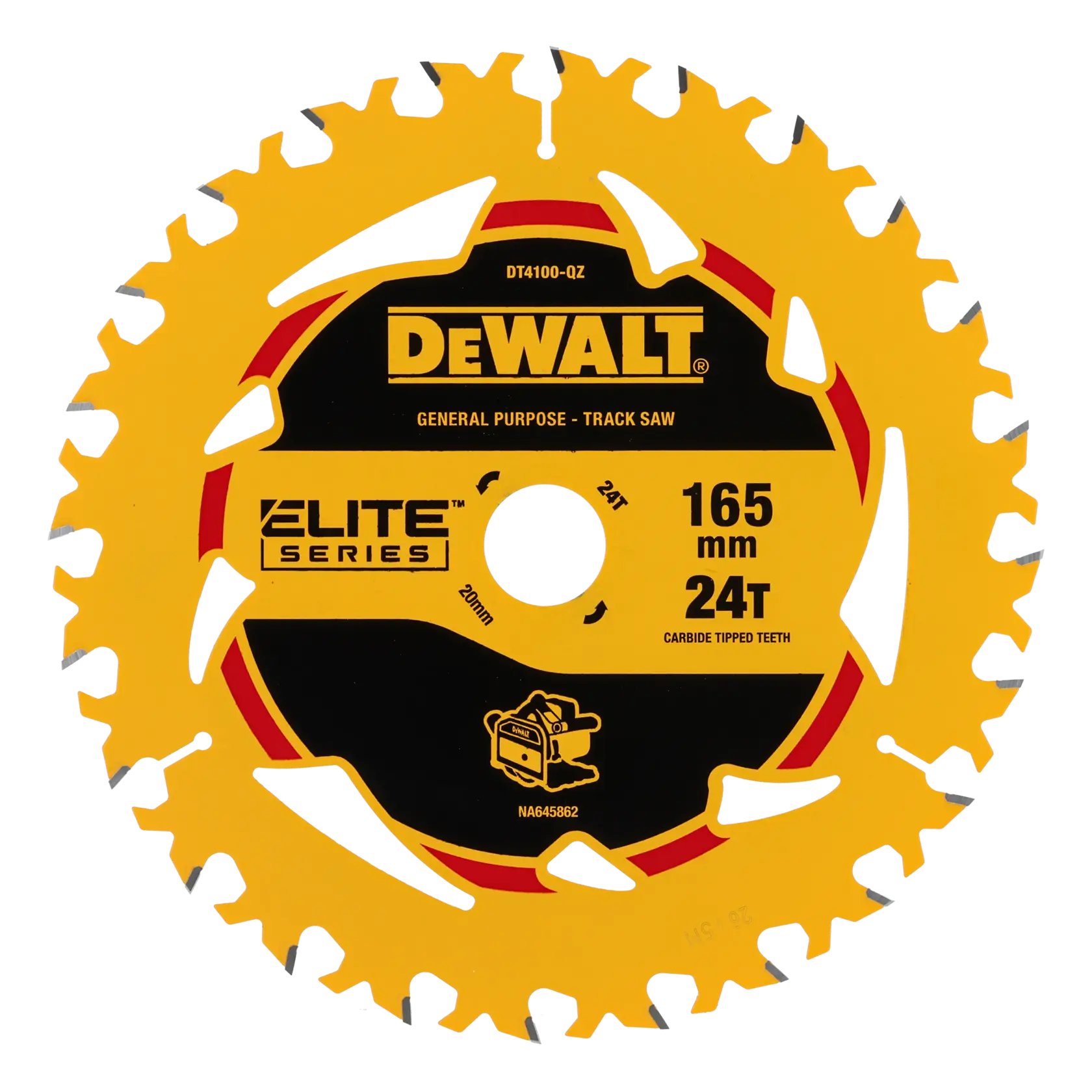 DEWALT Sägeblatt 165mm, 24T, Elite Series. SKUs: DT4100-QZ, DT4100. Kategorie: Fotografie.
