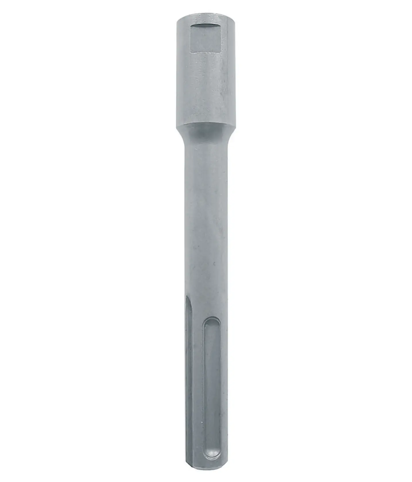 DEWALT DT6771 SDS Adapter für Bohrhämmer, vertikal auf weißem Hintergrund dargestellt.