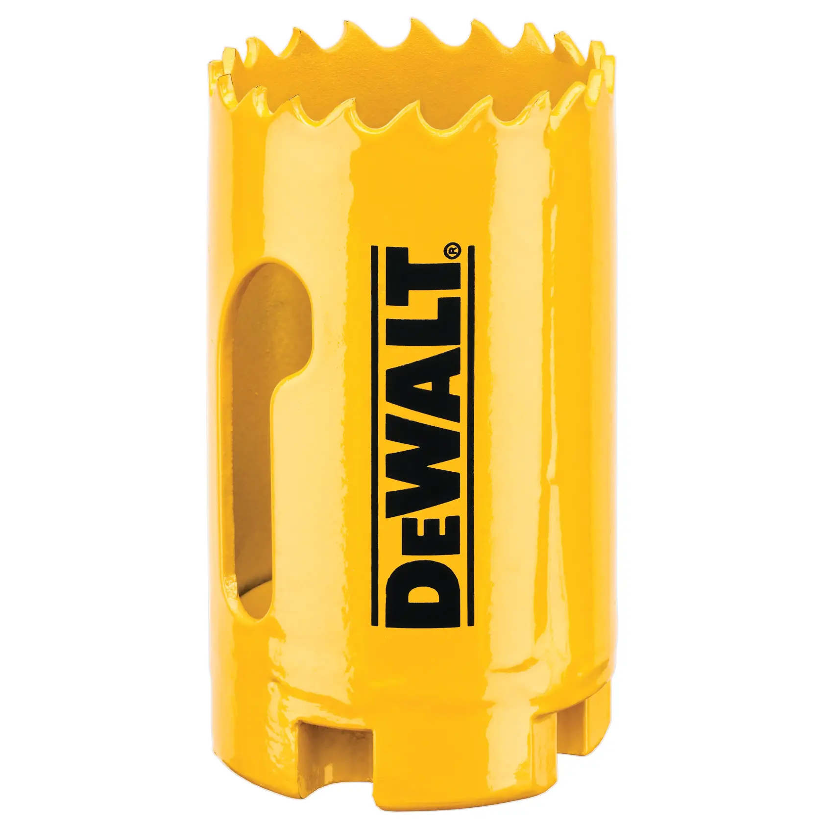 Gráfico que muestra la marca DEWALT XTREME Sub-Compact Series con el eslogan 'Compacto y lleno de rendimiento' sobre un fondo amarillo.