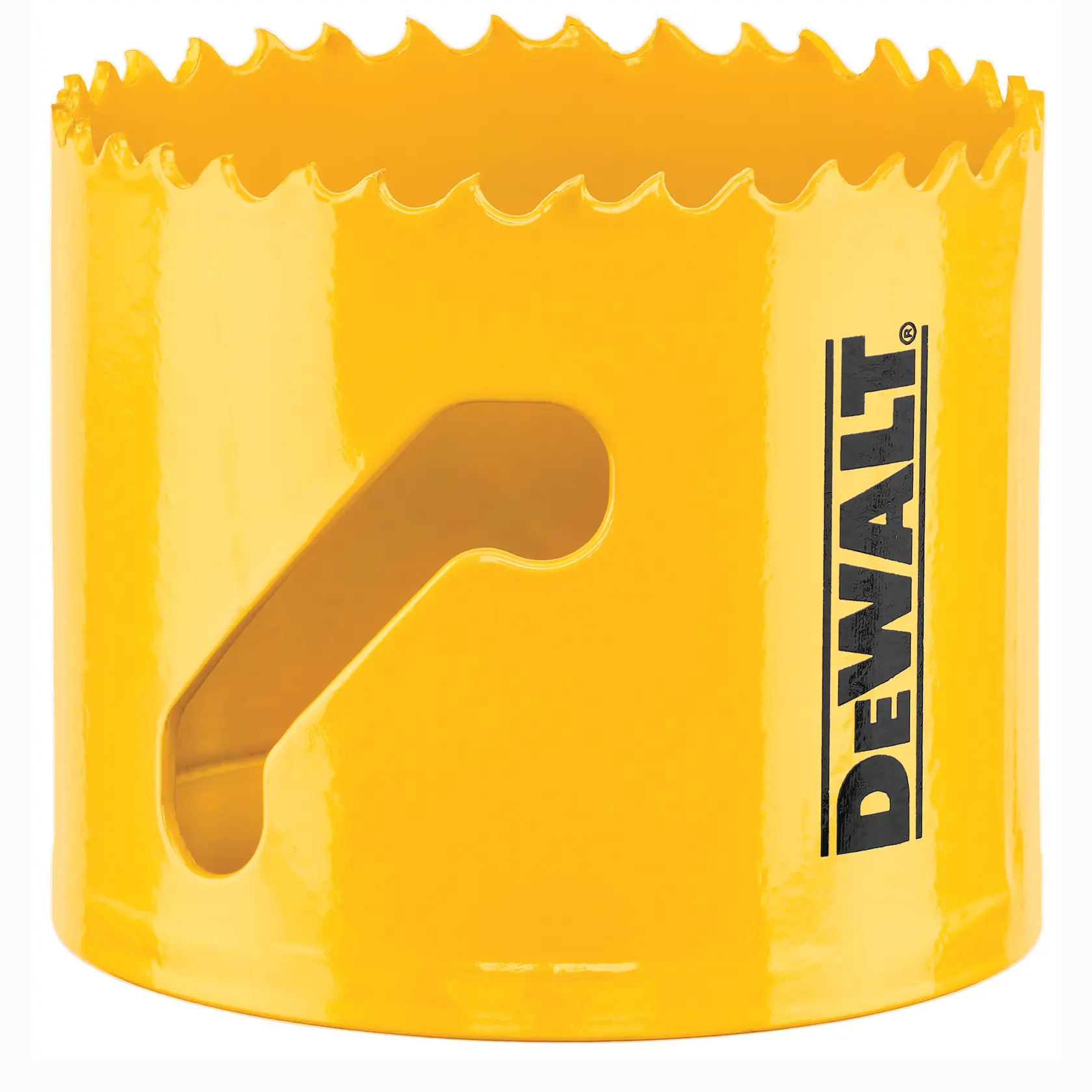Grafik mit DEWALT XTREME Sub-Compact Series Branding und dem Slogan 'Kompakt und leistungsstark' auf gelbem Hintergrund.