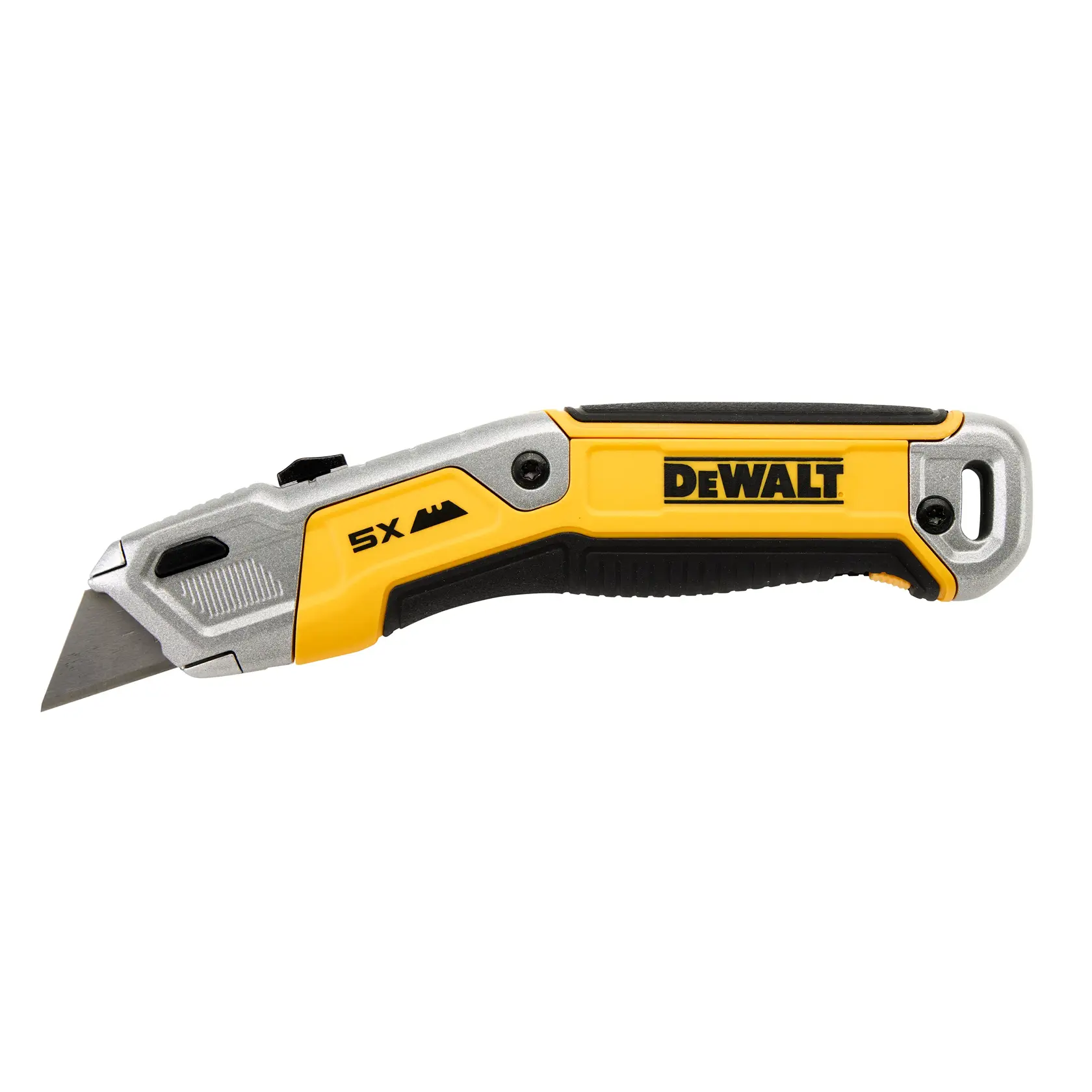 DEWALT® 3.0 Universalmesser mit einziehbarer Trapezklinge und Klingenmagazin