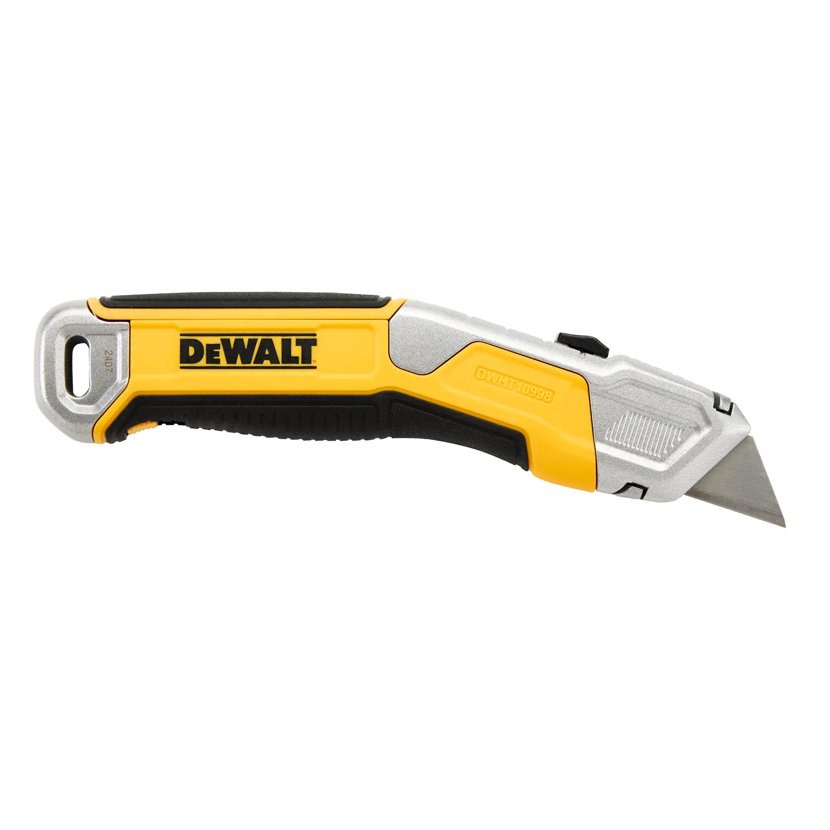 DEWALT® 3.0 Universalmesser mit einziehbarer Trapezklinge und Klingenmagazin